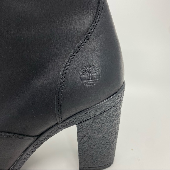 Timberland Women's Tillston 6 Inch Black Full Grain Leather Boot A2B56 SZ 7.5 - Picture 7 of 16